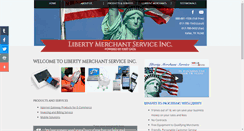 Desktop Screenshot of libertymerchantservice.com