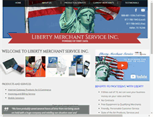 Tablet Screenshot of libertymerchantservice.com